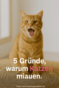 Katzenmiauen entschlüsselt: Die Top-Gründe!