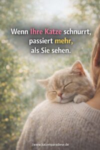 Wenn Ihre Katze schnurrt, passiert mehr, als Sie sehen.