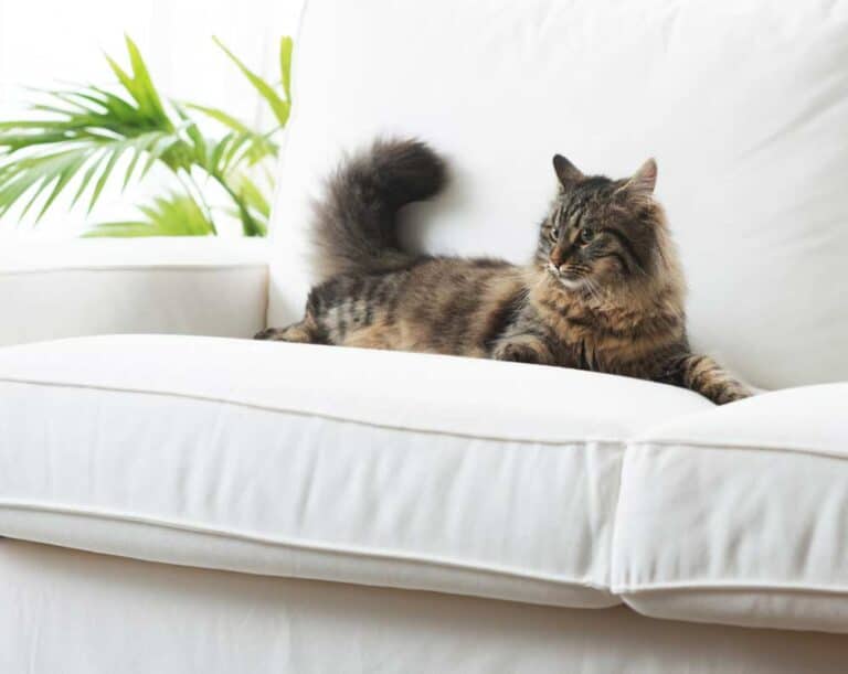 Wohnungskatze auf Couch (depositphotos.com)